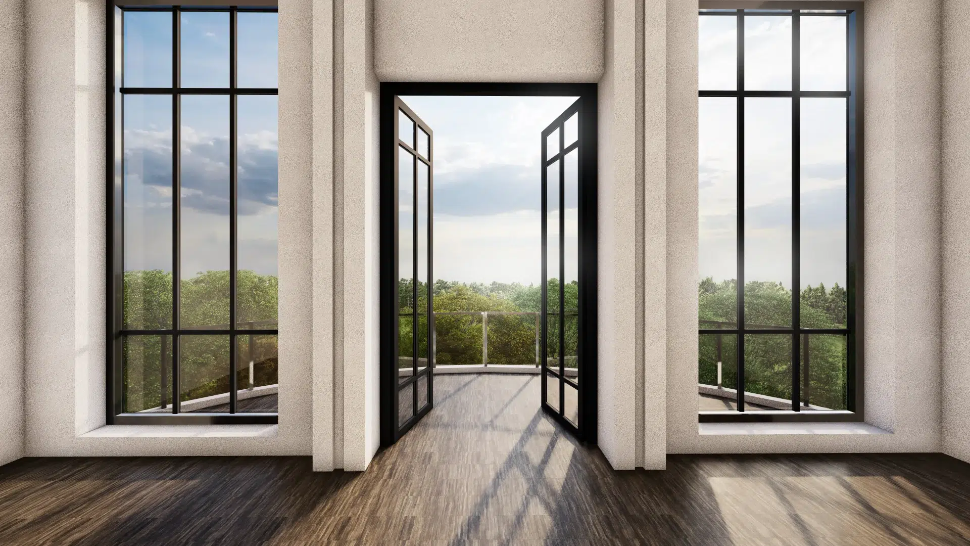 VLX 100 Double Swing / French Door in West Palm Beach, FL | TruePane Windows & Doors - detail 1