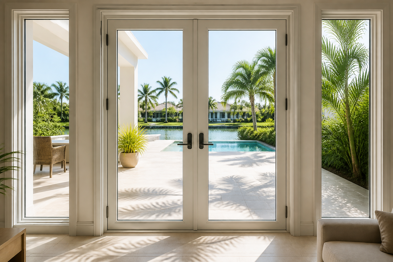 French & Double Doors in West Palm Beach, FL | TruePane Windows & Doors - detail 1