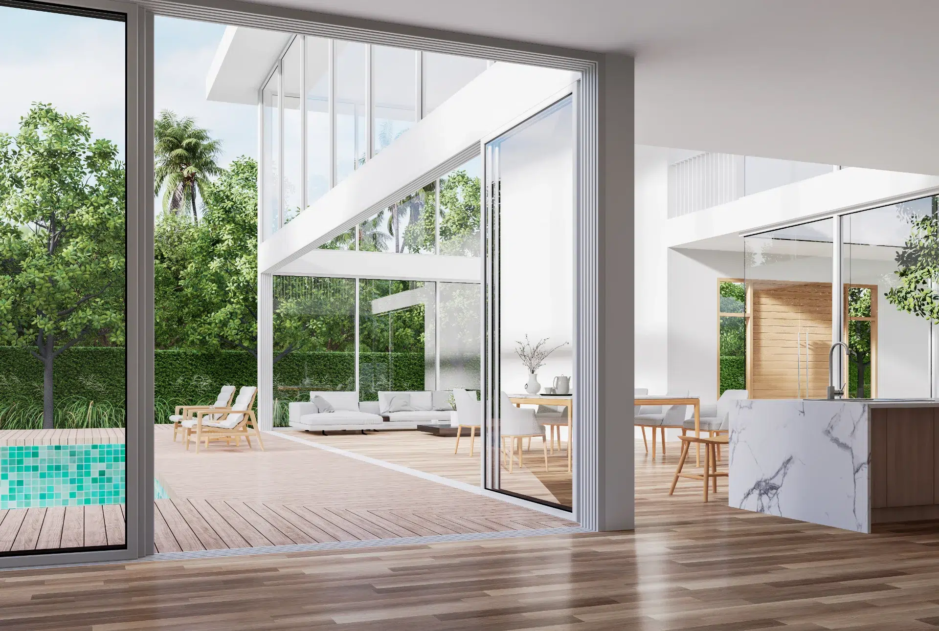 VLX 138 Panoramic Sliding Door in West Palm Beach, FL | TruePane Windows & Doors - detail 1
