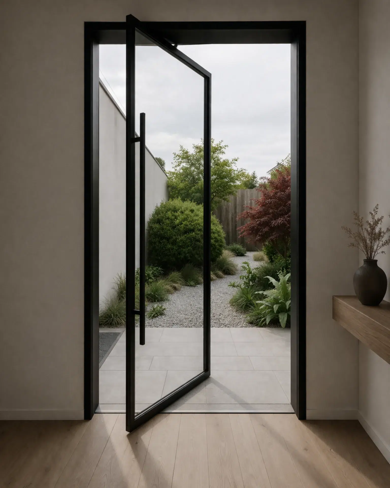 VLX 100 Pivot Door in West Palm Beach, FL | TruePane Windows & Doors - detail 1