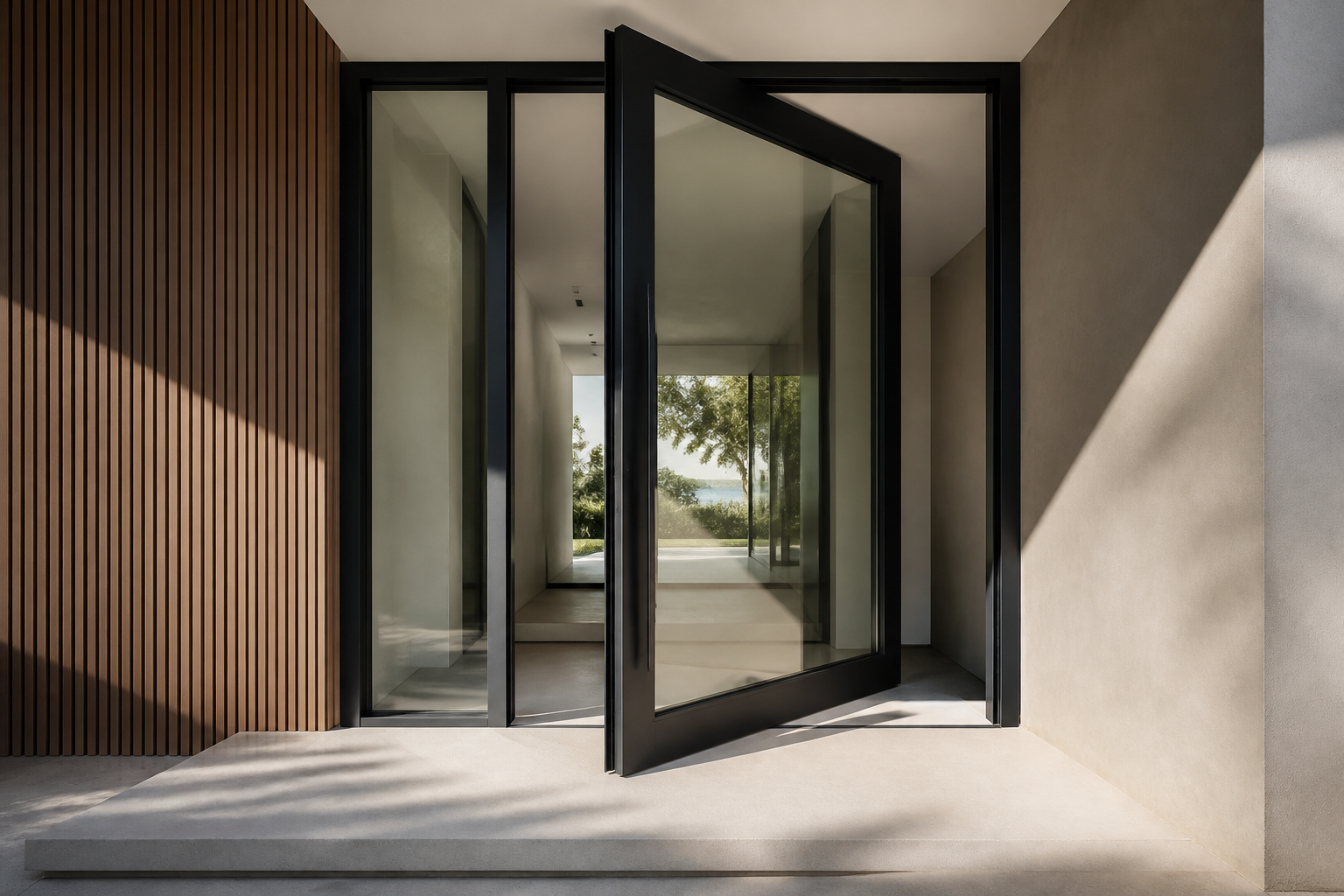 VLX 100 Pivot Door in West Palm Beach, FL | TruePane Windows & Doors - detail 2